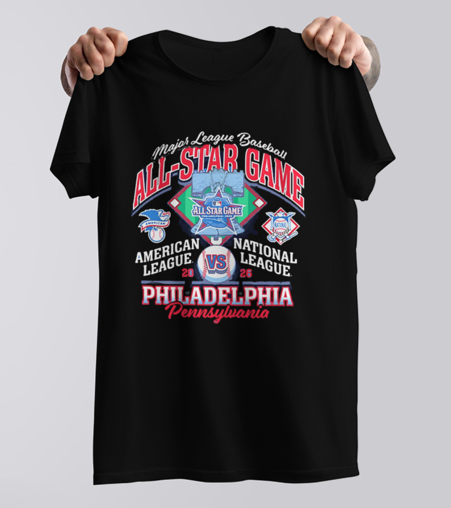Major League Baseball All Star Game 2026 American National League Philadelphia Pennsylvania T-Shirt