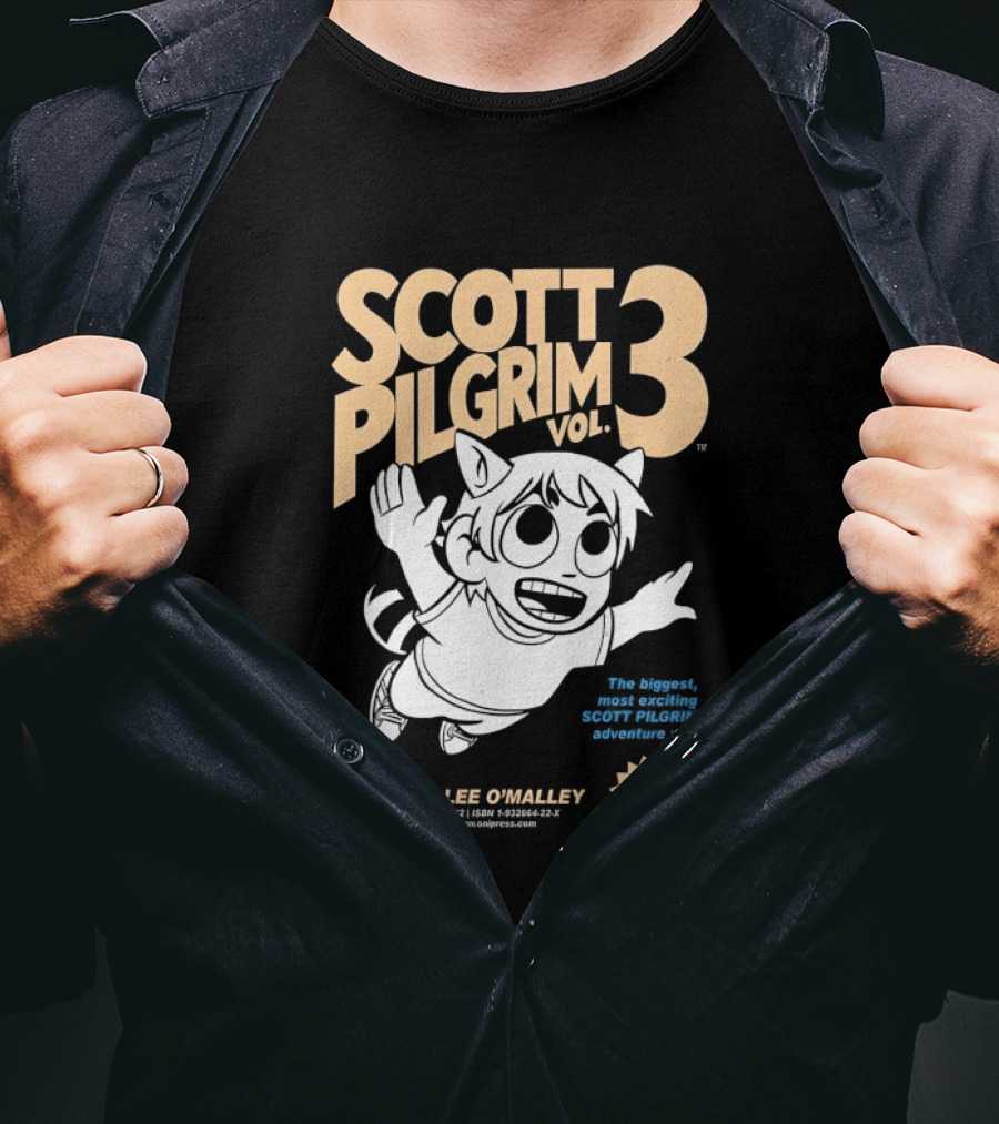 Scott Pilgrim Vol 3 Scott Pilgrim And The Infinite Adventure You By Bryan Lee O'Malley Oni T-Shirt
