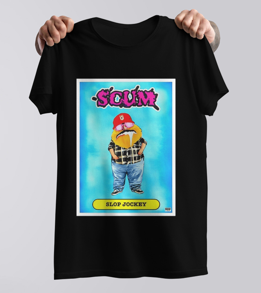 SCUM Slop Jockey Trading Card Gritty T-Shirt
