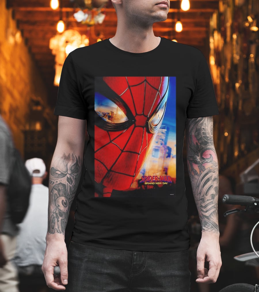 Spider Man Marvel Brand New Day Mask Studios T-Shirt