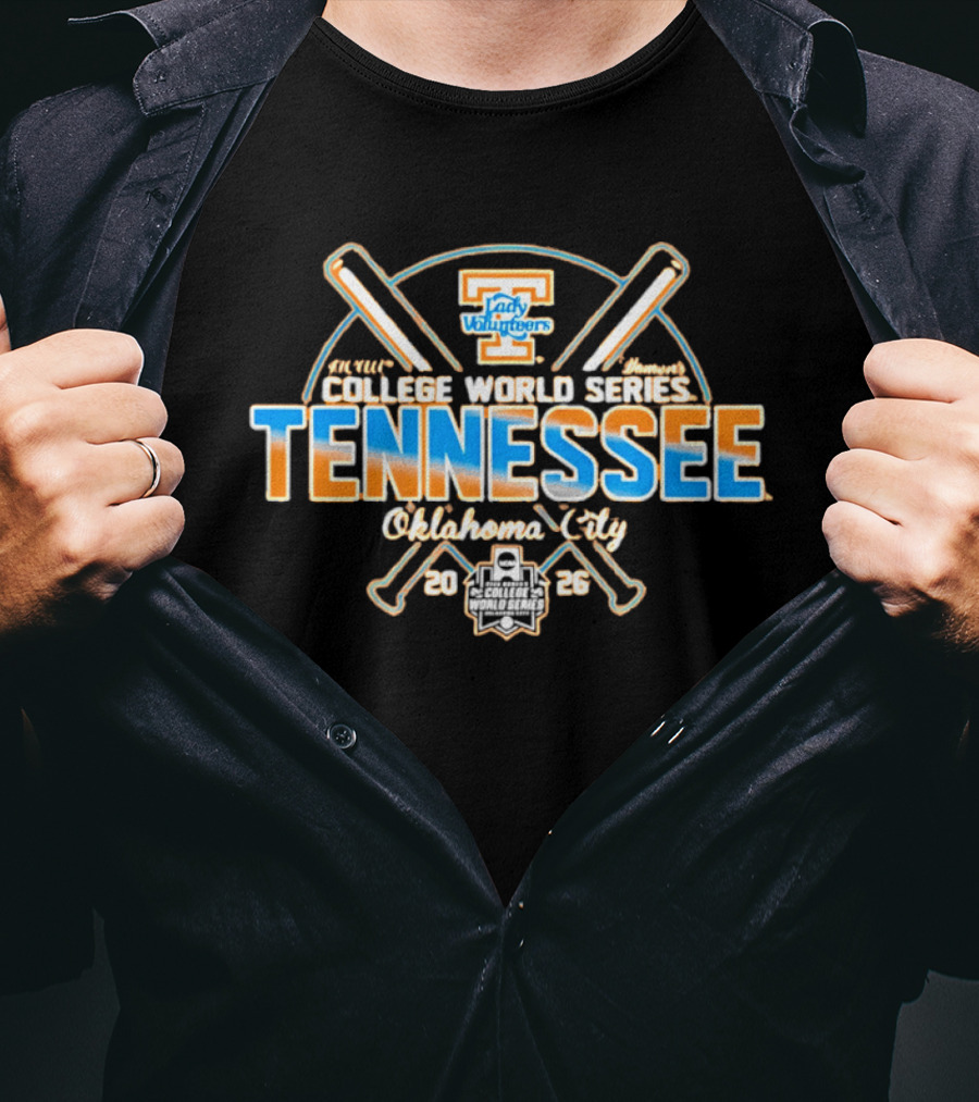 Tennessee Lady Volunteers Softball 2026 College World Series Oklahoma City T-Shirt