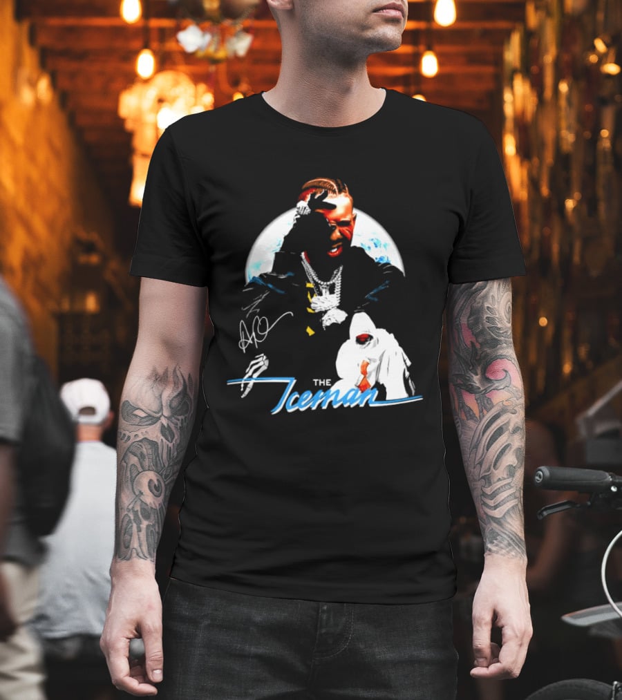 Drake The Iceman Autographed 2026 Design By Cesar T-Shirt