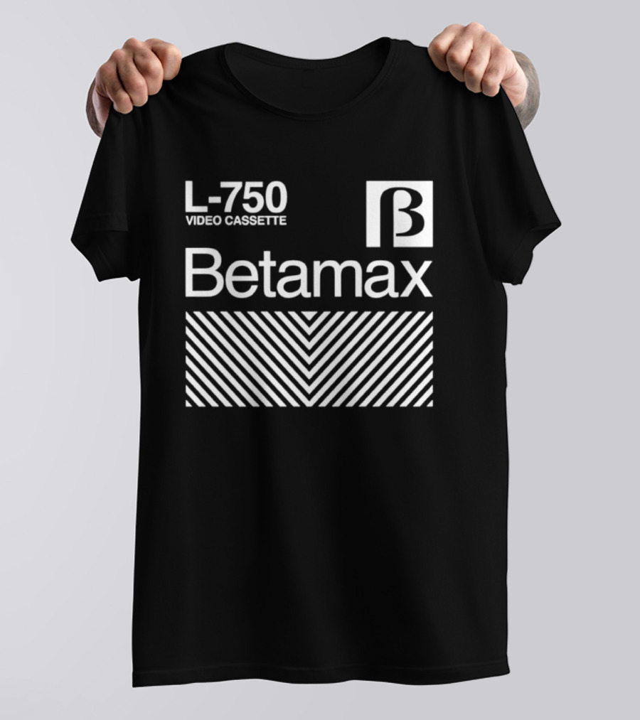 Betamax L 750 Video Cassette T-Shirt