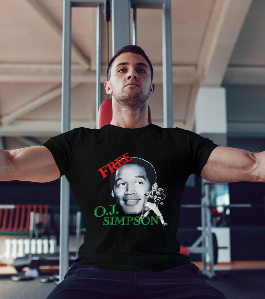 Free OJ Simpson 22 Football NFL Buffalo Team T-Shirt