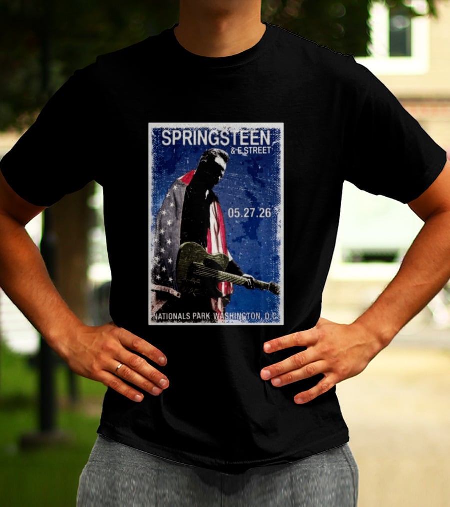 SPRINGSTEEN & E STREET Nationals Park Washington D.C. 05.27.26 T-Shirt