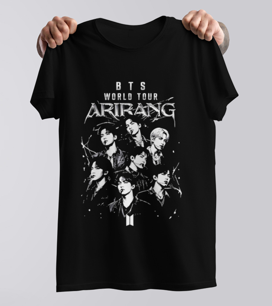 BTS World Tour ARIRANG 2026 Concert Merchandise T-Shirt
