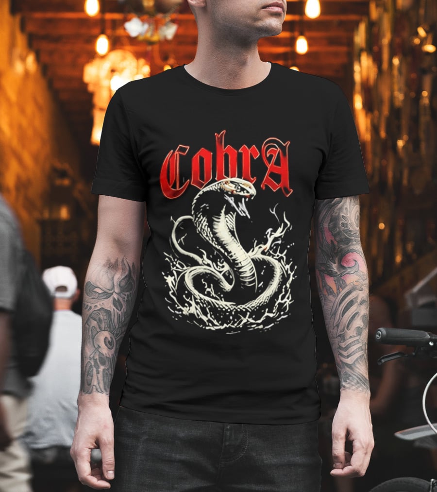 Cobra Snake Fierce Fire Serpent T-Shirt