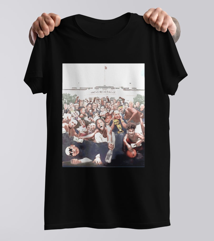 Knicks Nation Forever With Gathering Of Celebratory Fans And Players T-Shirt