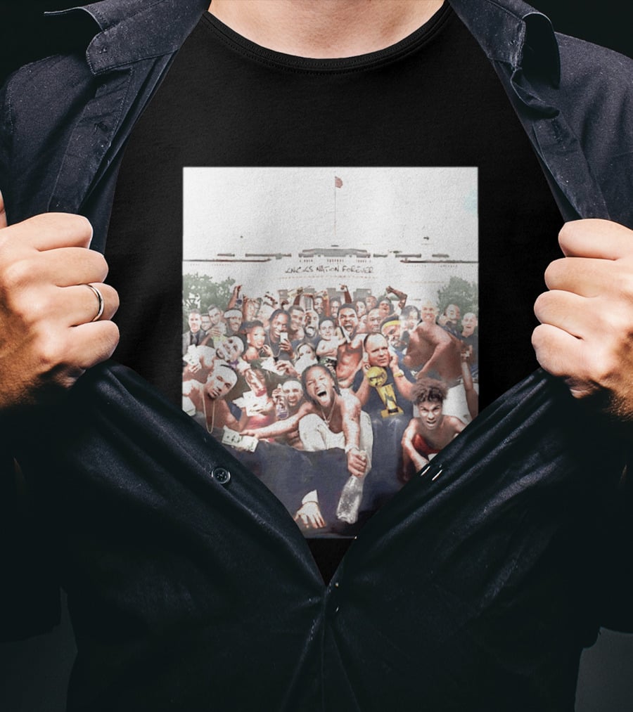 Knicks Nation Forever With Gathering Of Celebratory Fans And Players T-Shirt