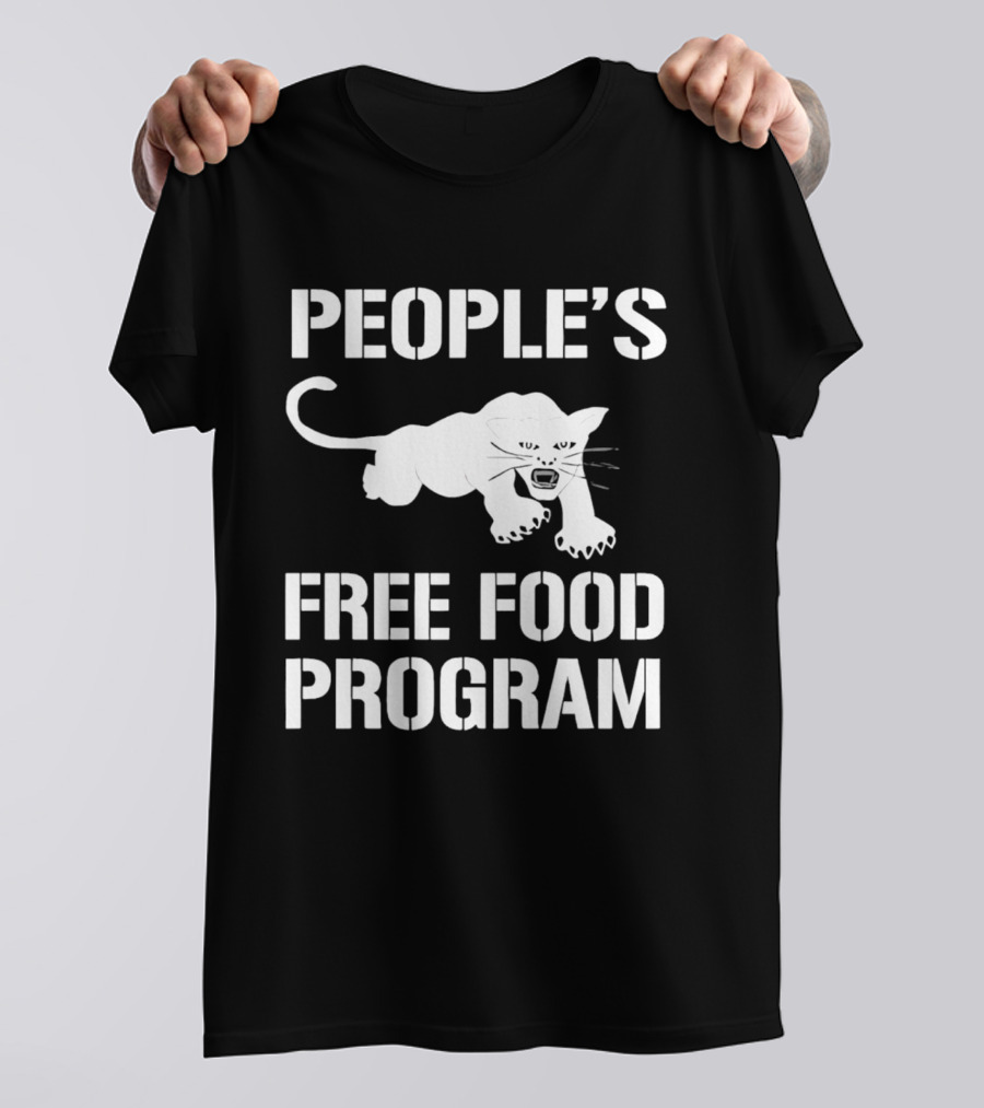 People's Free Food Program Panther T-Shirt