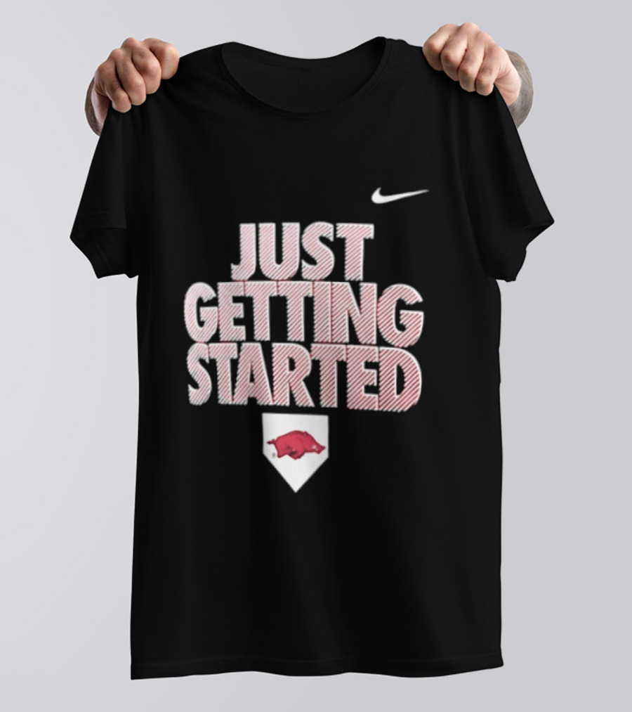 Nike Just Getting Started Arkansas Razorbacks Women's Softball T-Shirt