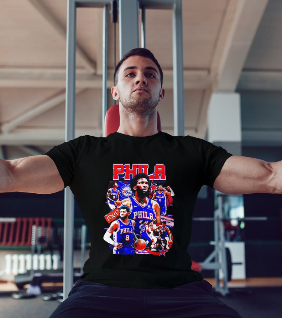 Philadelphia 76ers Phila 6ers Team Players Arena T-Shirt