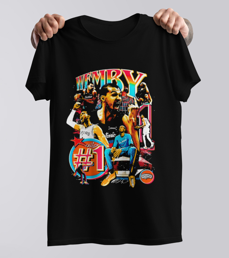 Wemby Victor Wembanyama San Antonio All Number 1 T-Shirt