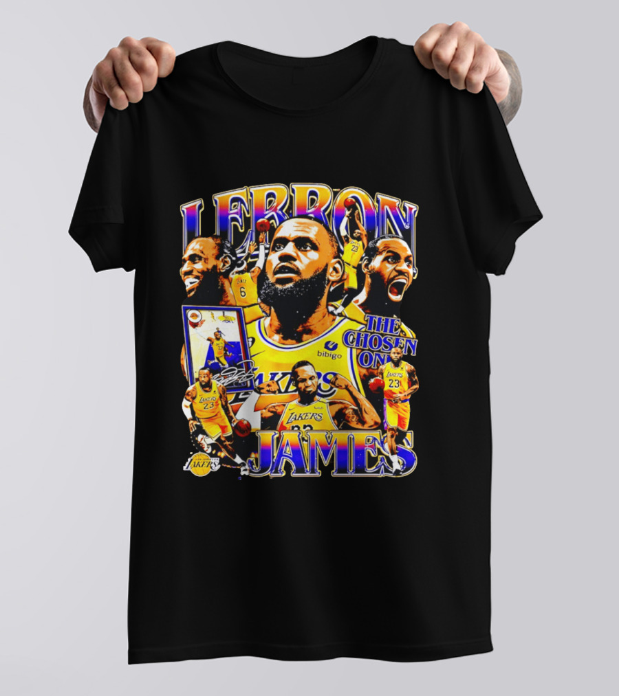 LeBron James Los Angeles Lakers The Chosen One 23 6 T-Shirt