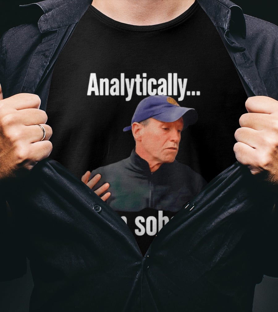 New York Knicks Analytically I'm Sober T-Shirt
