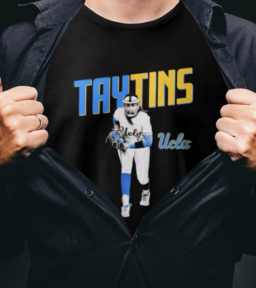 Taytins UCLA Bruins Softball Player T-Shirt