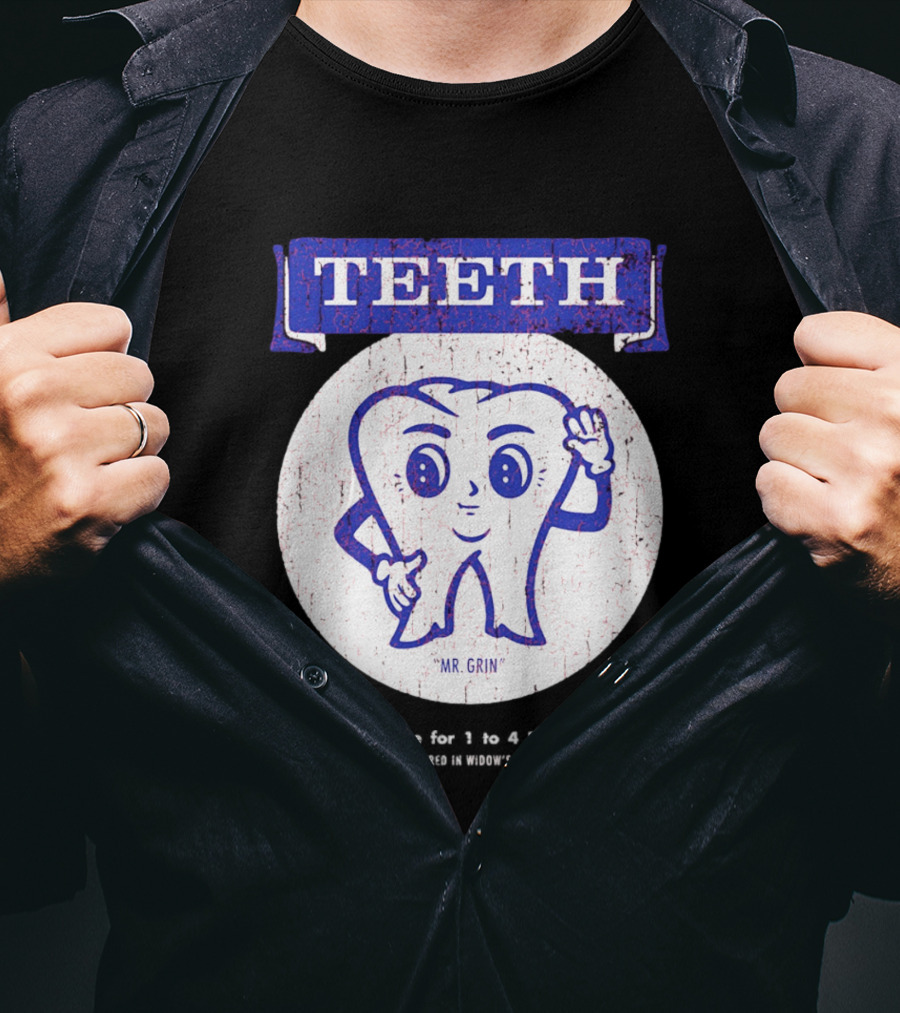 TEETH Mr. Grin Game For 1 To 4 Player T-Shirt