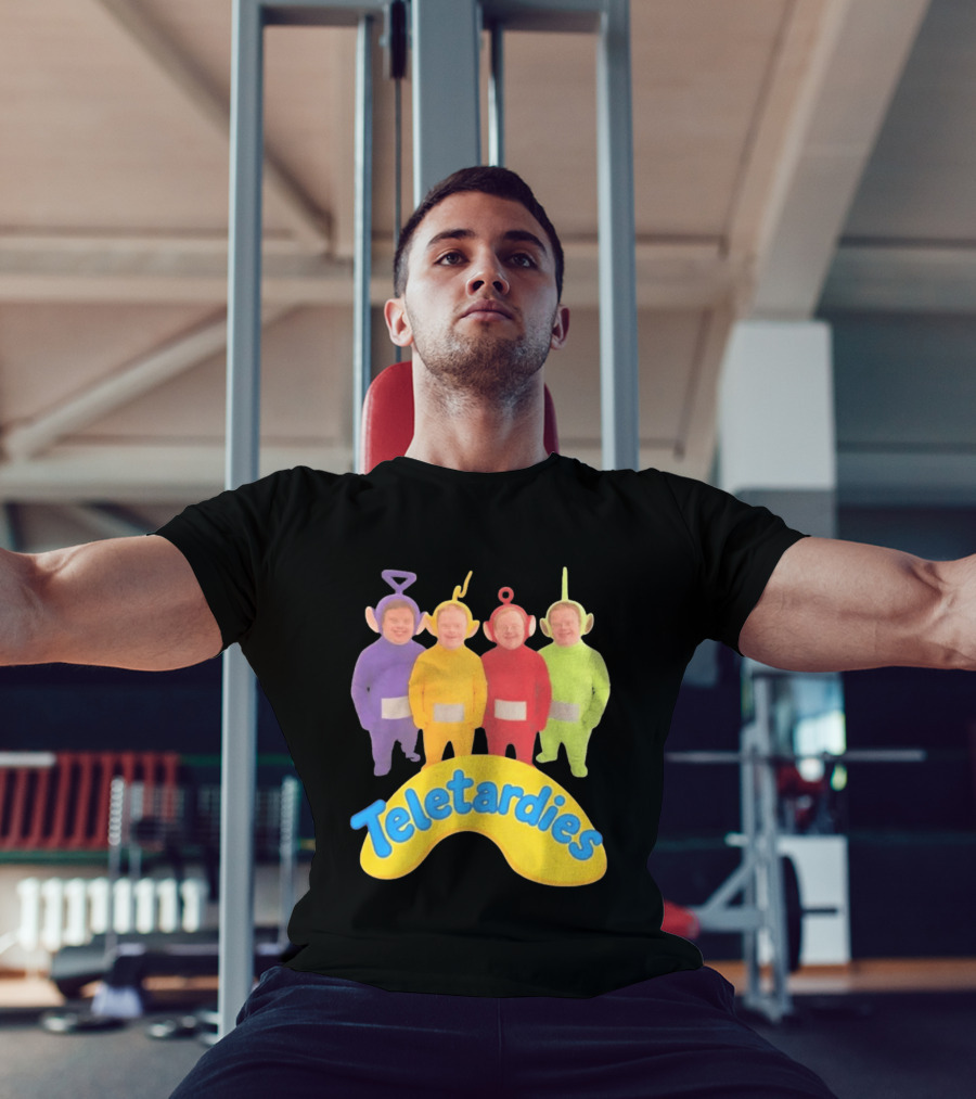 Teletardies Costume Characters Parody With Four T-Shirt