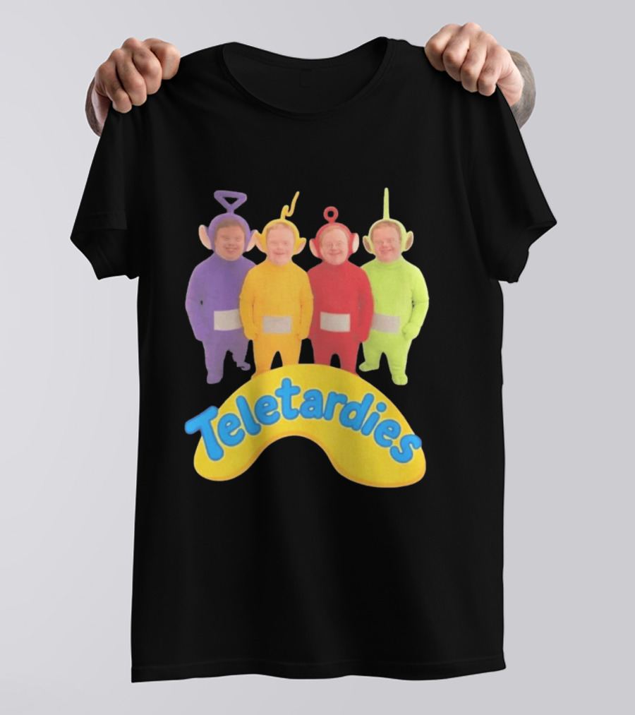 Teletardies Costume Characters Parody With Four T-Shirt