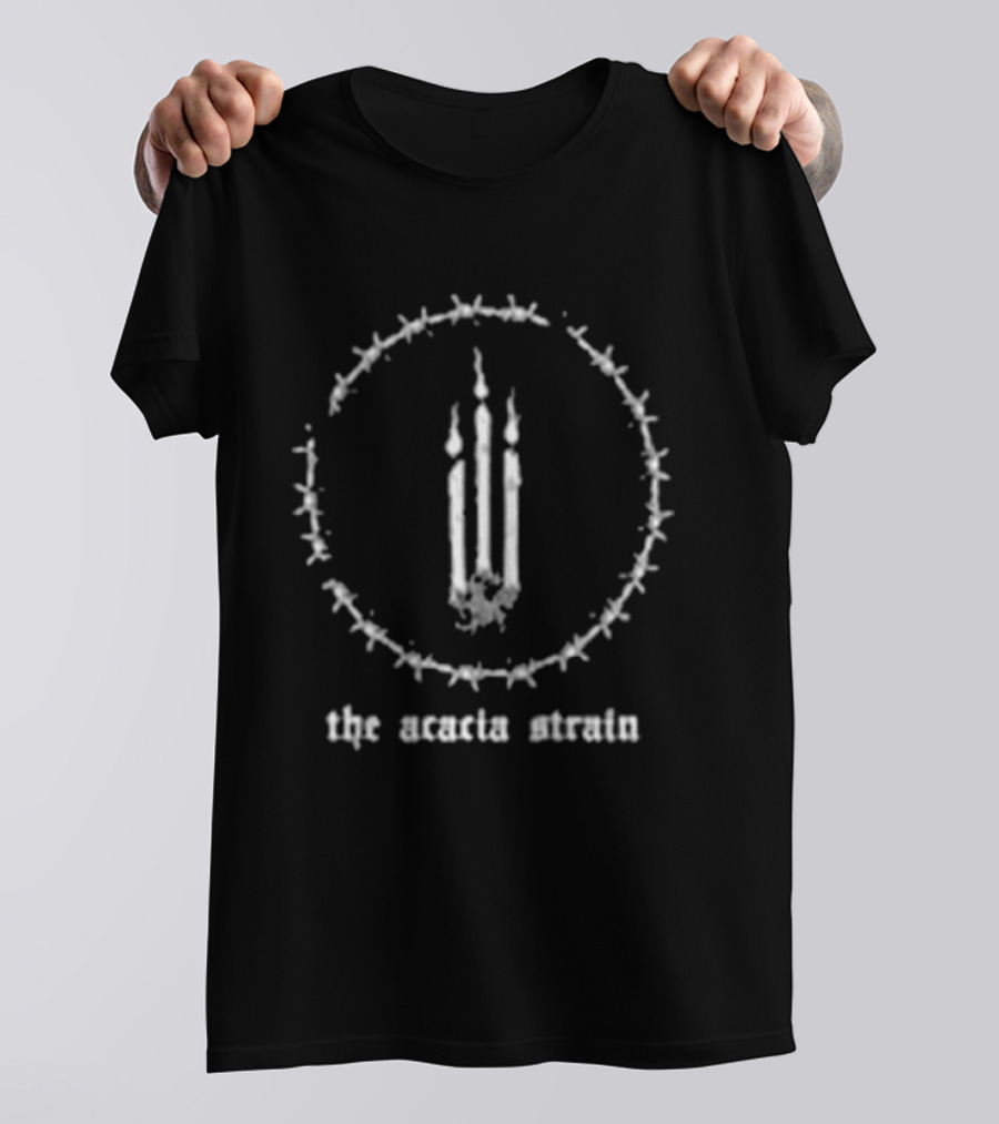 The Acacia Strain Hell Doesn't Want Me Candle Circle T-Shirt