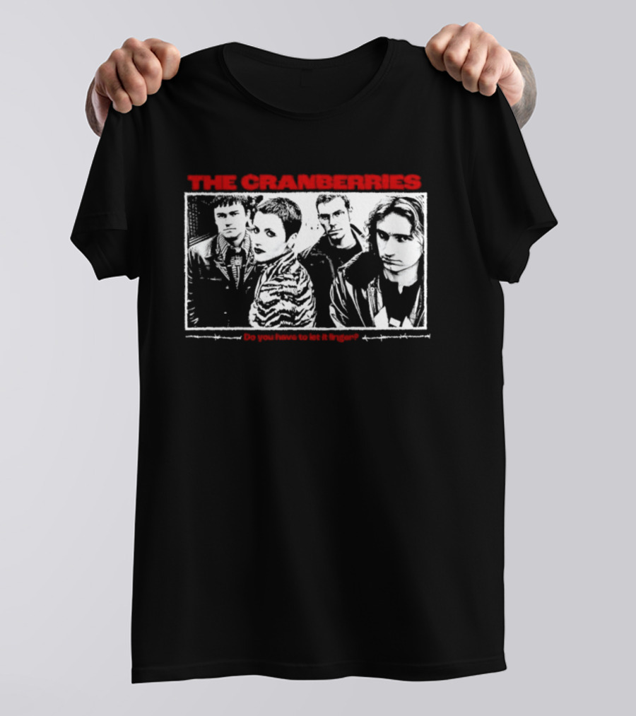 The Cranberries Do You Have To Let It Linger Retro Band Photo T-Shirt