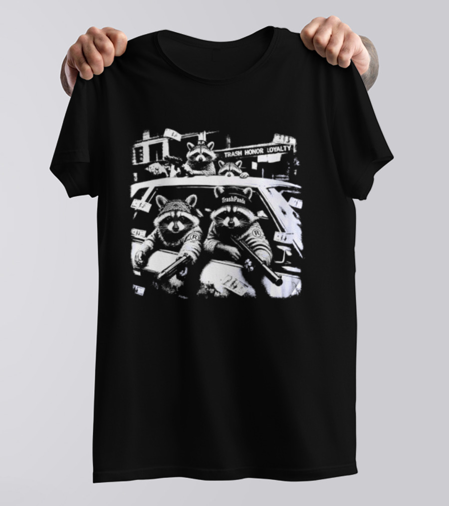 Trash Panda Gangster Raccoons Honor Loyalty RP T-Shirt