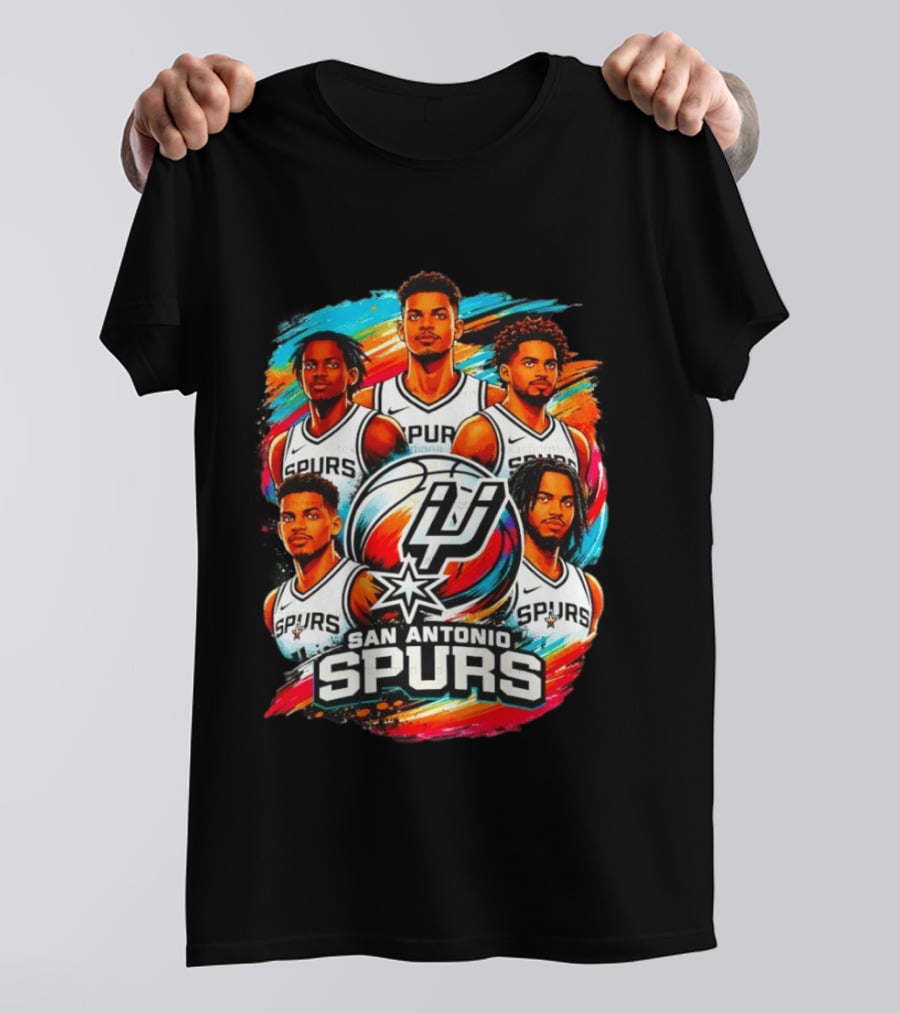 Victor Wembanyama San Antonio Spurs NBA Basketball 2026 Team Players T-Shirt