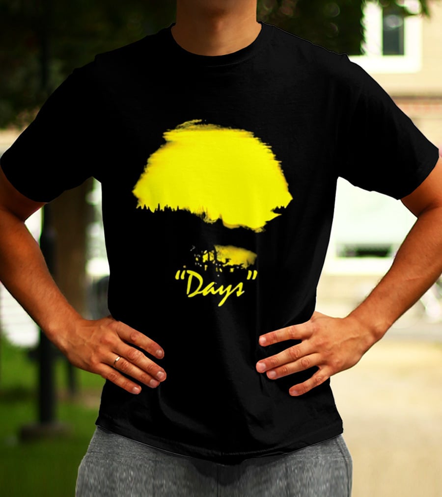 Welcome To Yellow "Days" Bright Sunshine Paintstroke T-Shirt
