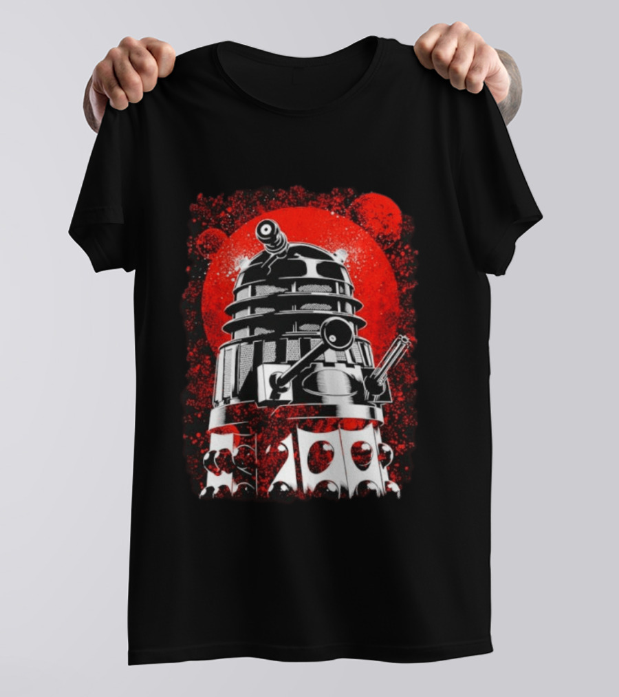 Dalek Doctor Who Science Fiction Alien Robot Villain TV Series Enemies T-Shirt