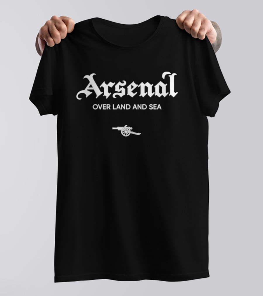 Arsenal Over Land And Sea Cannon Club Supporters T-Shirt
