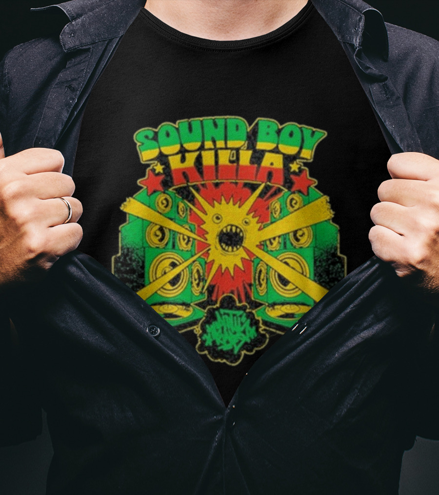 Dirty Heads Sound Boy Killa Vintage Reggae Speaker Blast T-Shirt
