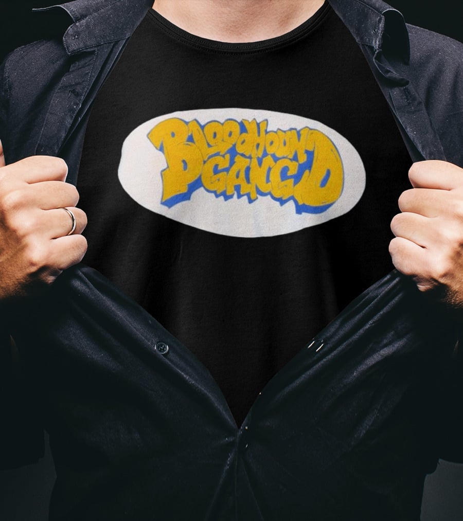 Bloodhound Gang Bold Yellow And Blue T-Shirt