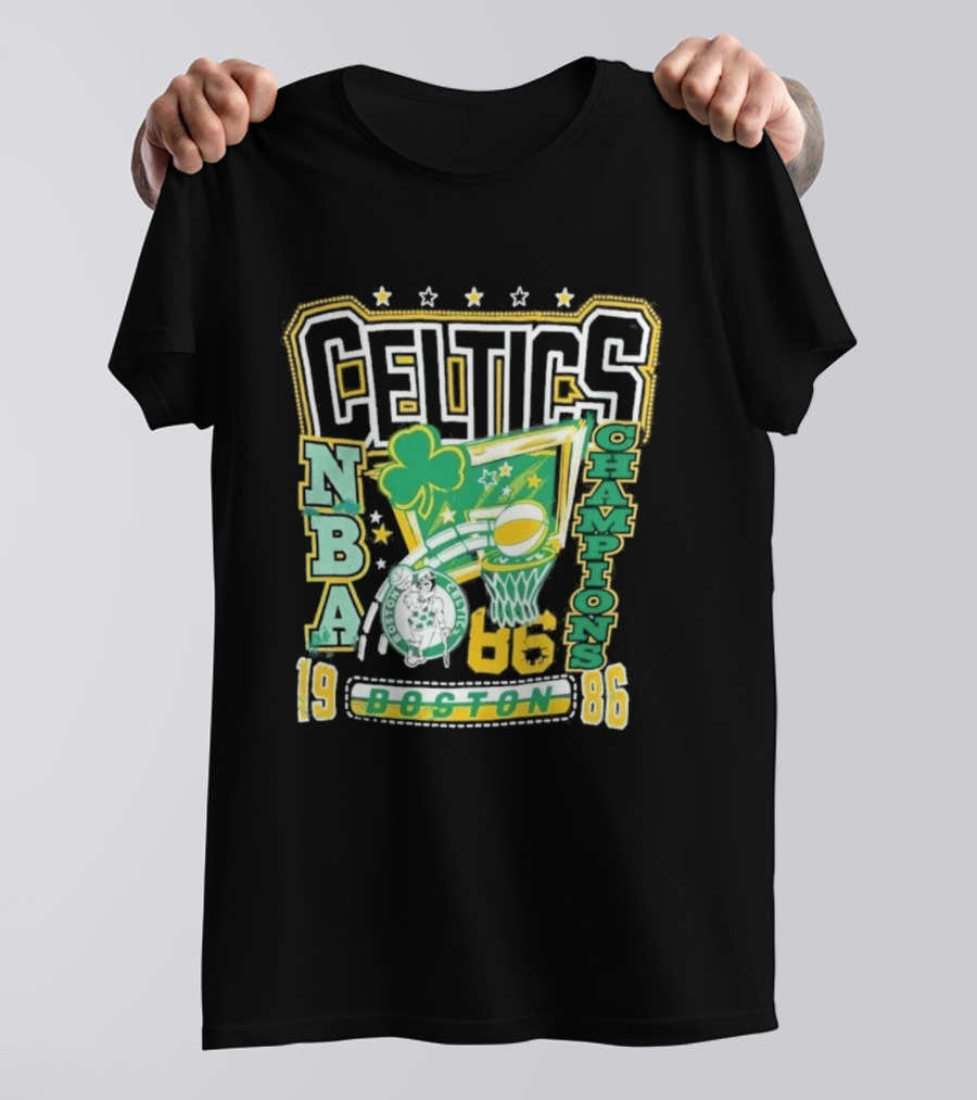 Celtics NBA Champions 1986 Boston '47 Collection T-Shirt