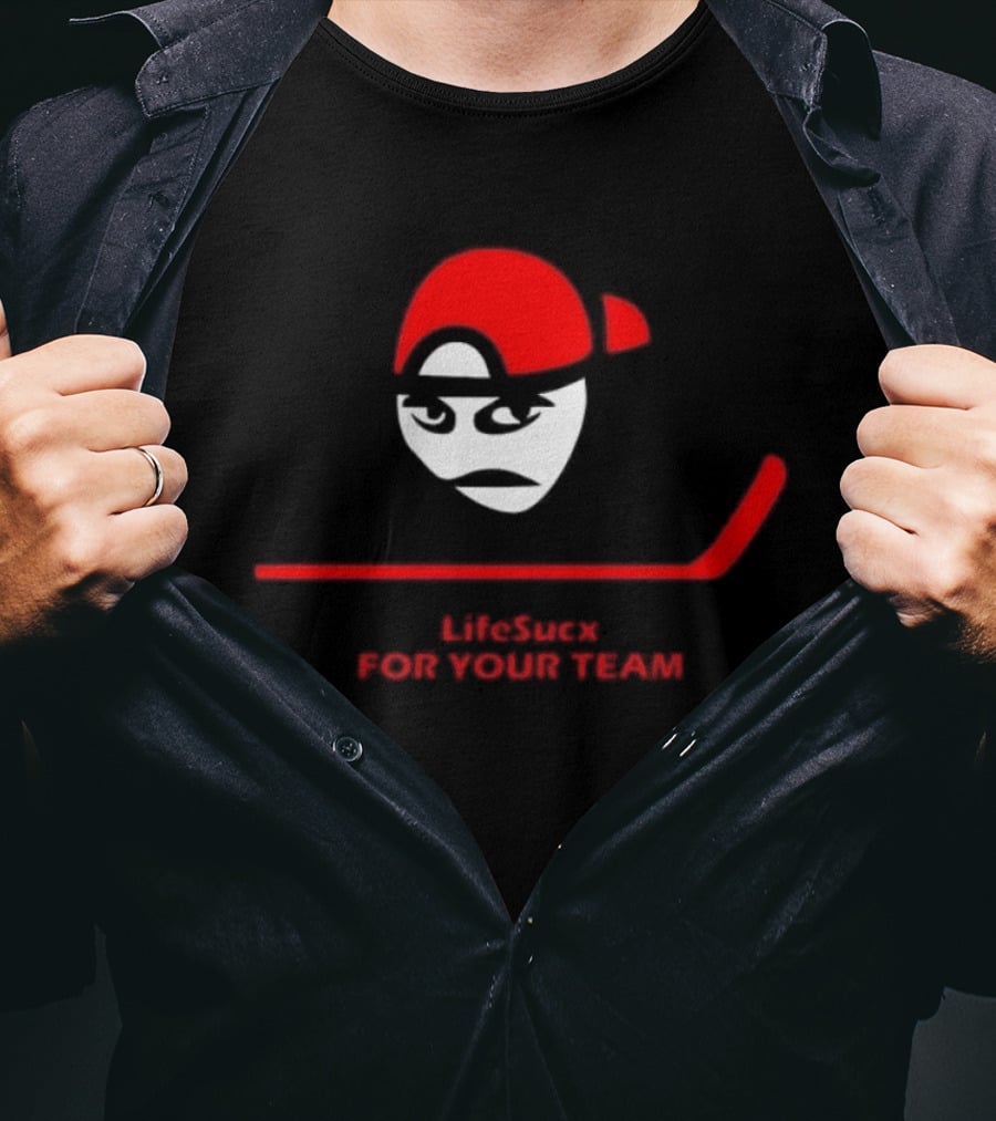 Carolina Hurricanes Lifesucx Hockey Theme For Your Team T-Shirt