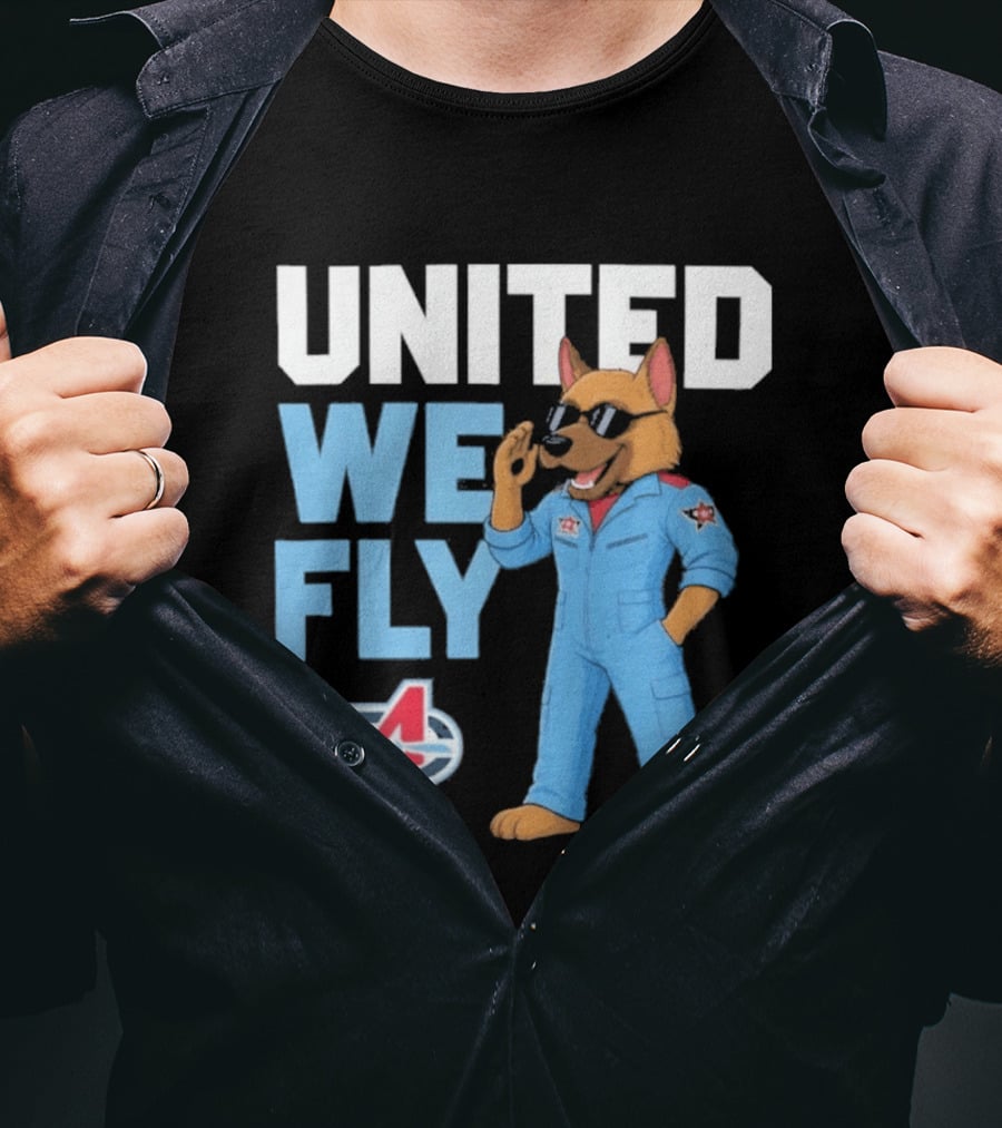 United We Fly Columbus Aviators UFL Maverick Navy T-Shirt