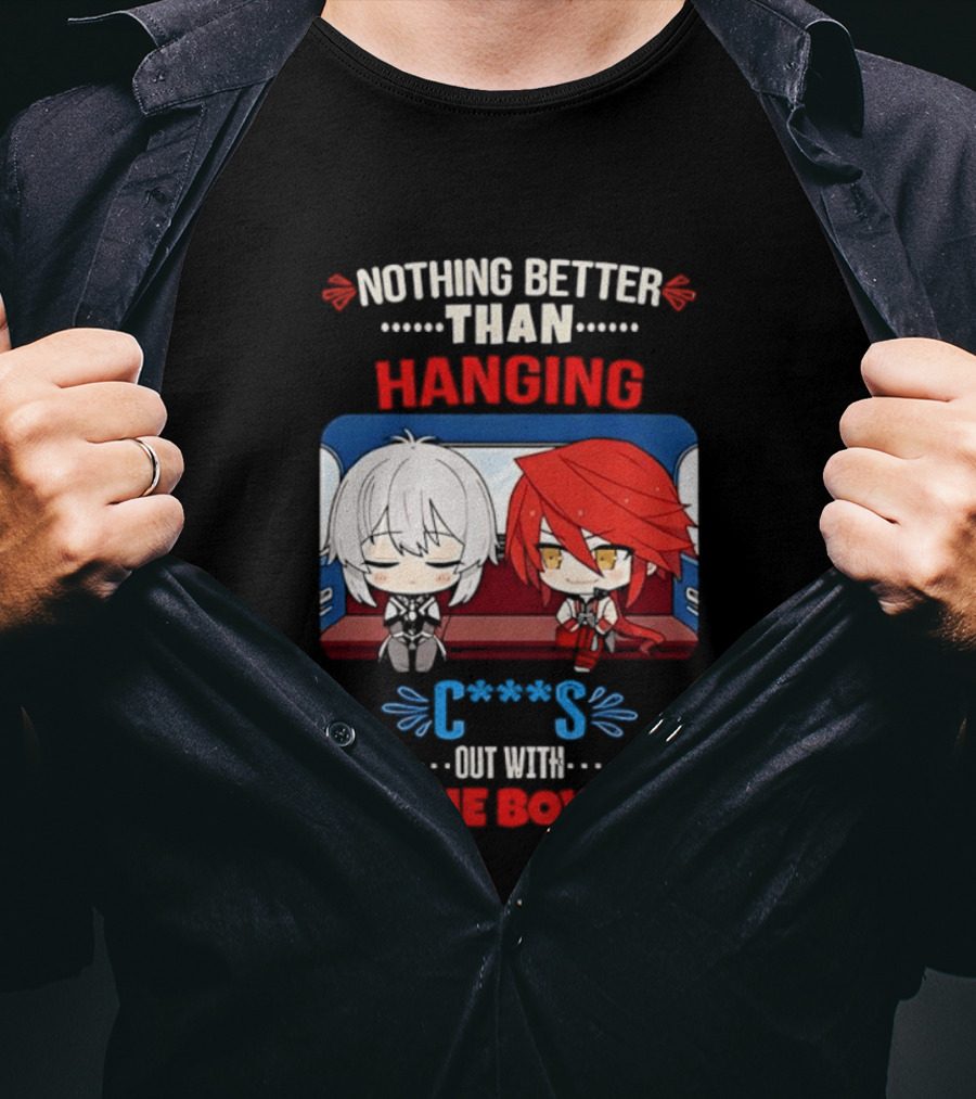 Nothing Better Than Hanging Out With The Boys Otto Apocalypse Kevin Kaslana Honkai Impact 3rd T-Shirt
