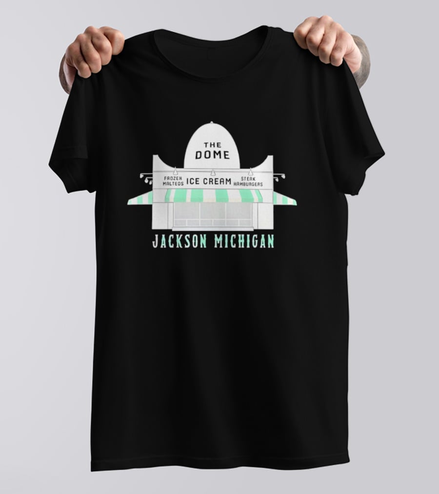 The Dome Ice Cream Shop Jackson Michigan T-Shirt