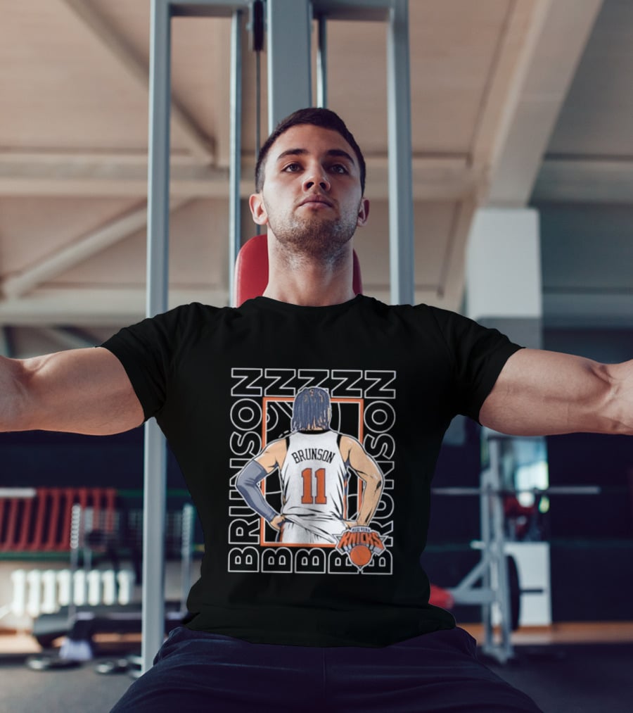 Jalen Brunson New York Knicks ZZZ ZZZ 11 Basketball Star T-Shirt