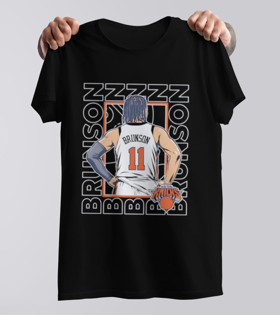 Jalen Brunson New York Knicks ZZZ ZZZ 11 Basketball Star T-Shirt