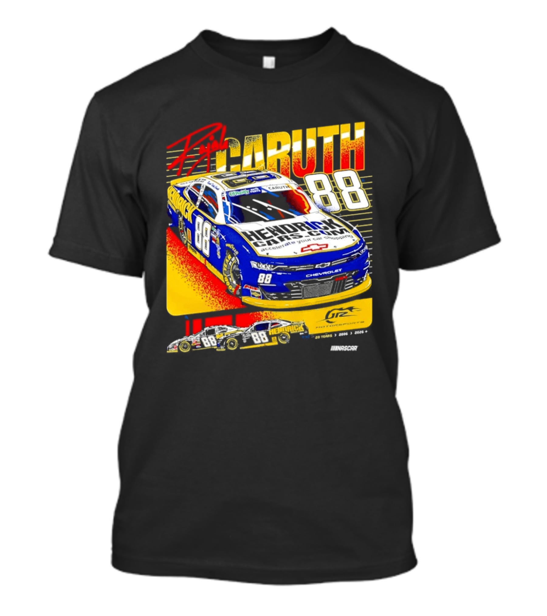 Ralph Caruth 88 Hendrick Cars.com Chevrolet Motorsports NASCAR Racing T-Shirt