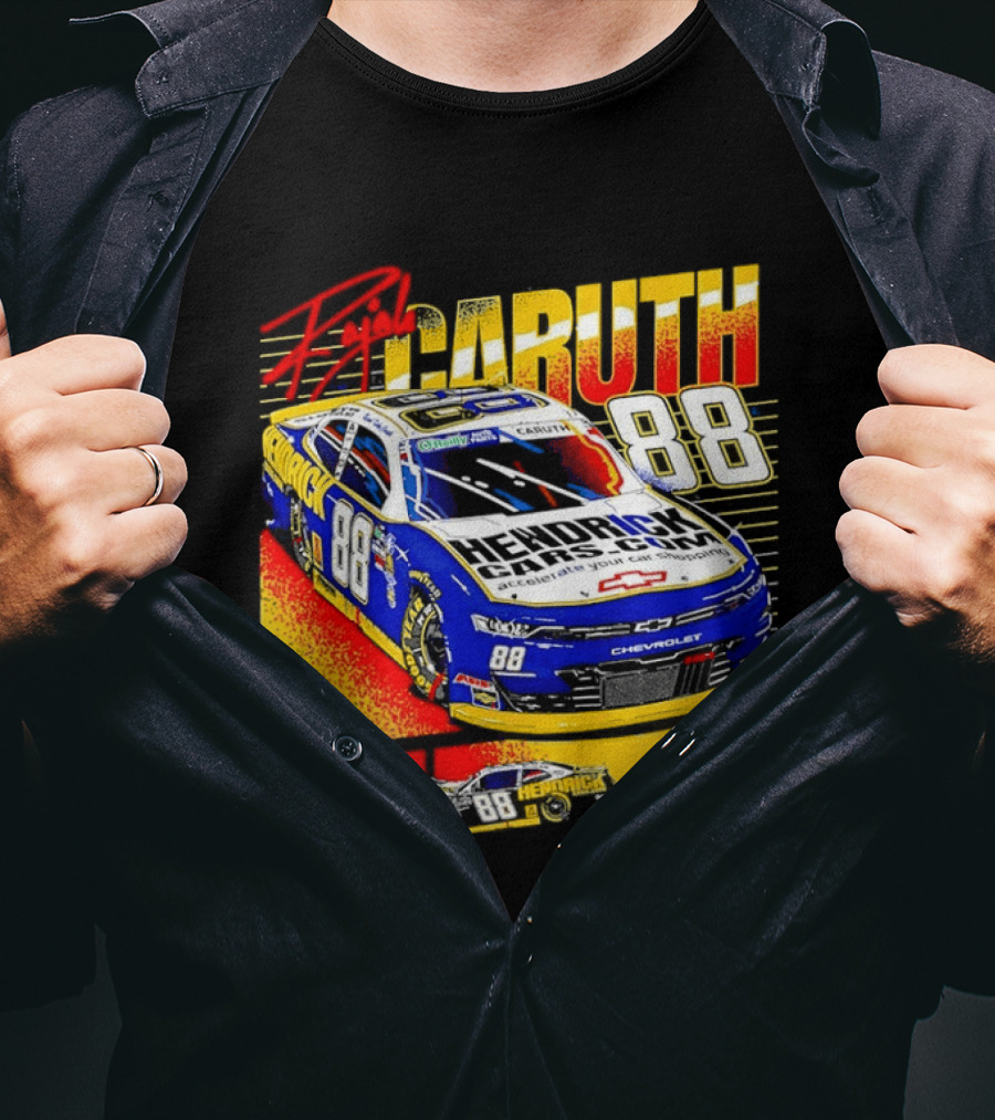 Ralph Caruth 88 Hendrick Cars.com Chevrolet Motorsports NASCAR Racing T-Shirt