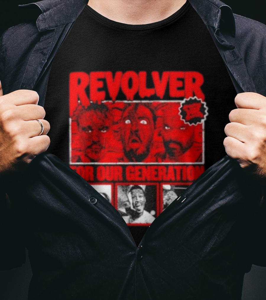Revolver Horror Faces For Our Generation T-Shirt