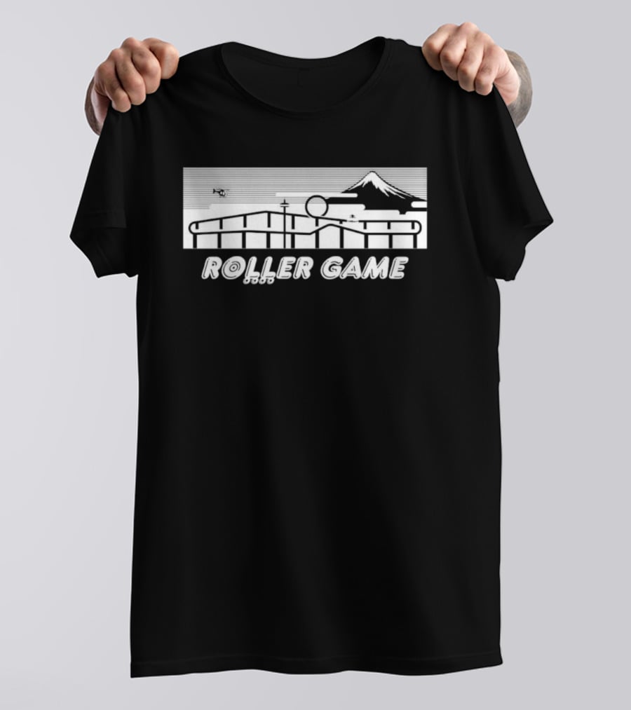 Roller Game Roller Skating Roller Mountain Helicopter Adventure T-Shirt