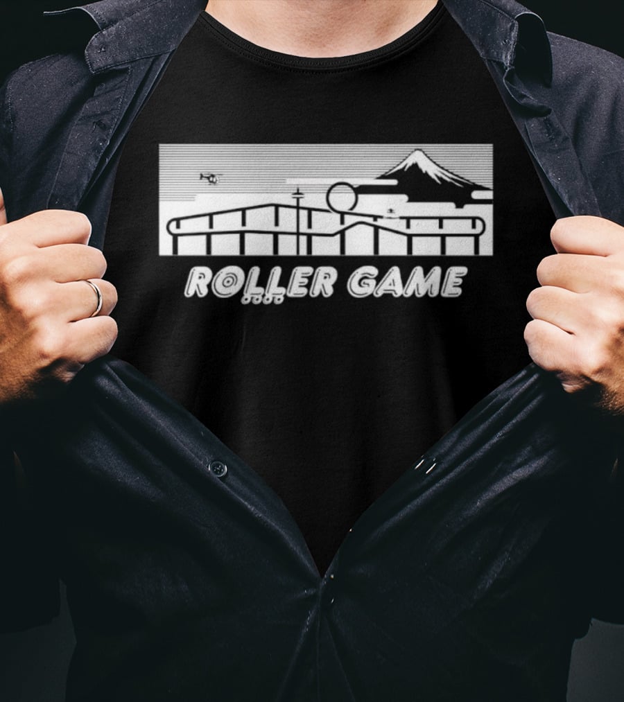 Roller Game Roller Skating Roller Mountain Helicopter Adventure T-Shirt