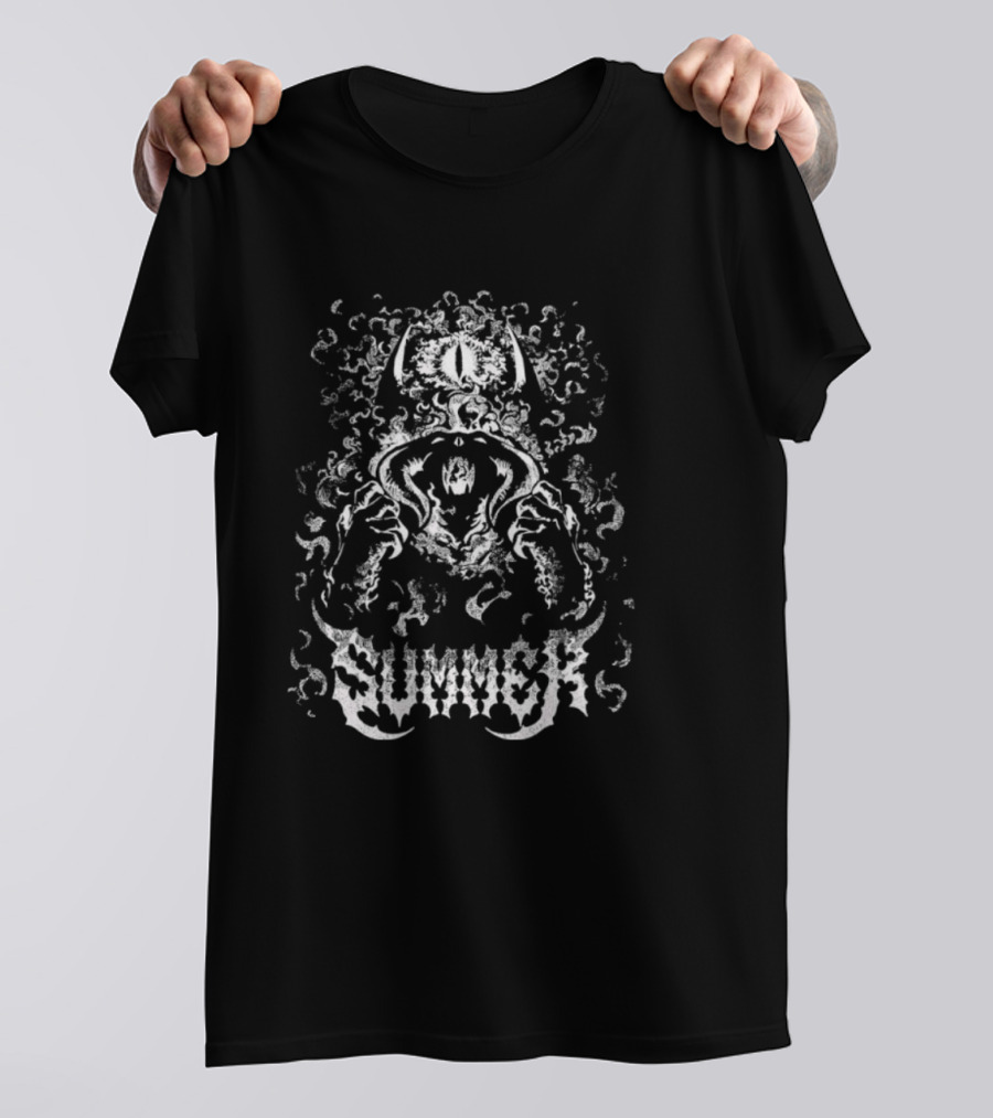 Sauron The Lord Of The Rings Summonst Mysterious White T-Shirt