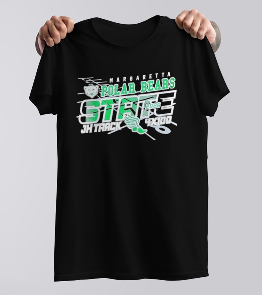 Margaretta Polar Bears 2026 State Track JH Winged Foot T-Shirt