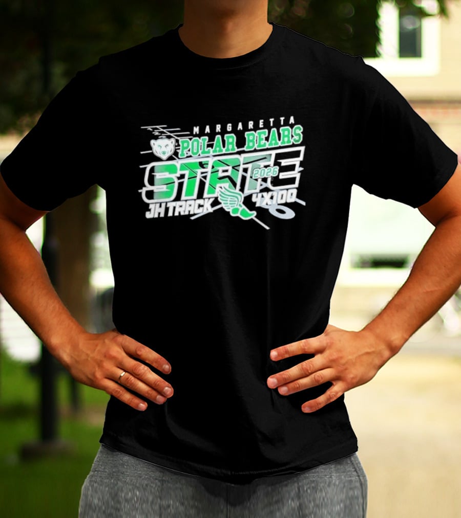 Margaretta Polar Bears 2026 State Track JH Winged Foot T-Shirt