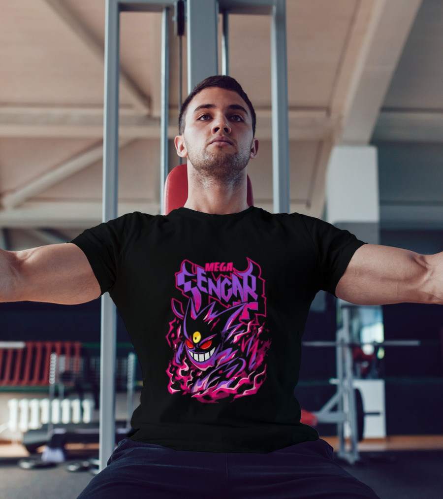 Mega Gengar Pokémon GO Fiery Purple T-Shirt