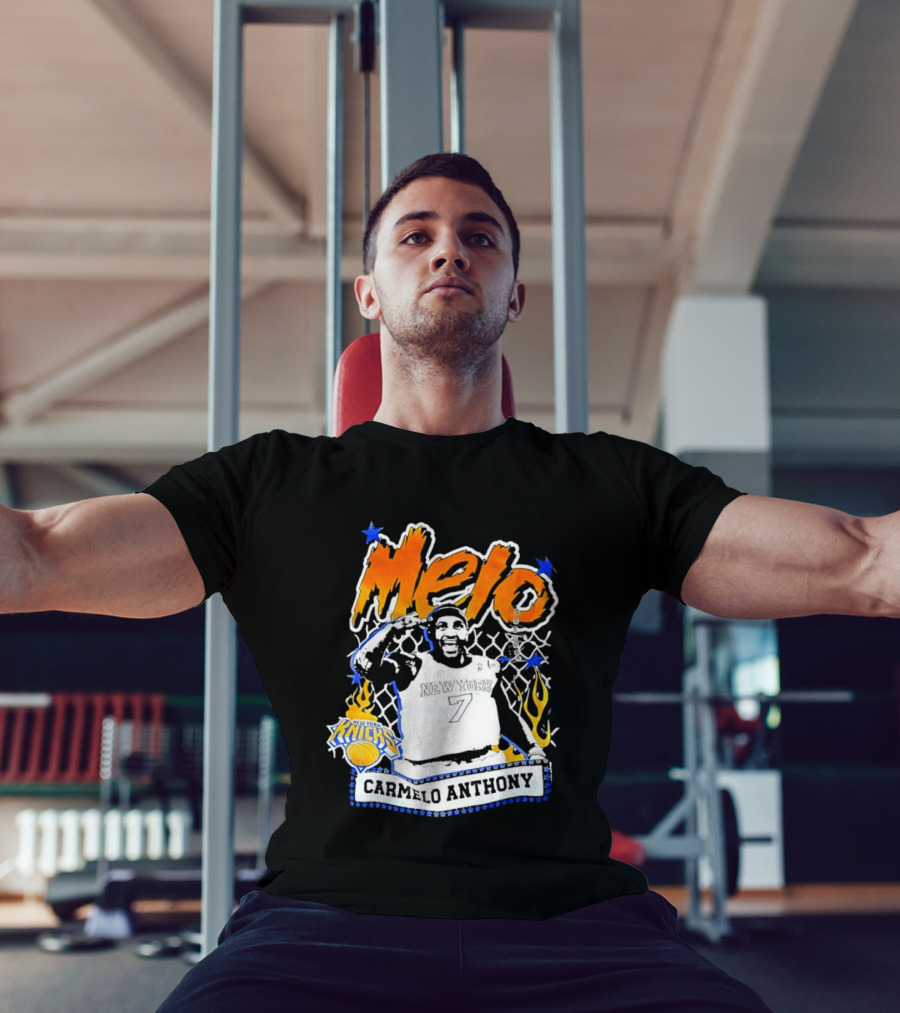Melo Carmelo Anthony New York Knicks Basketball Star T-Shirt