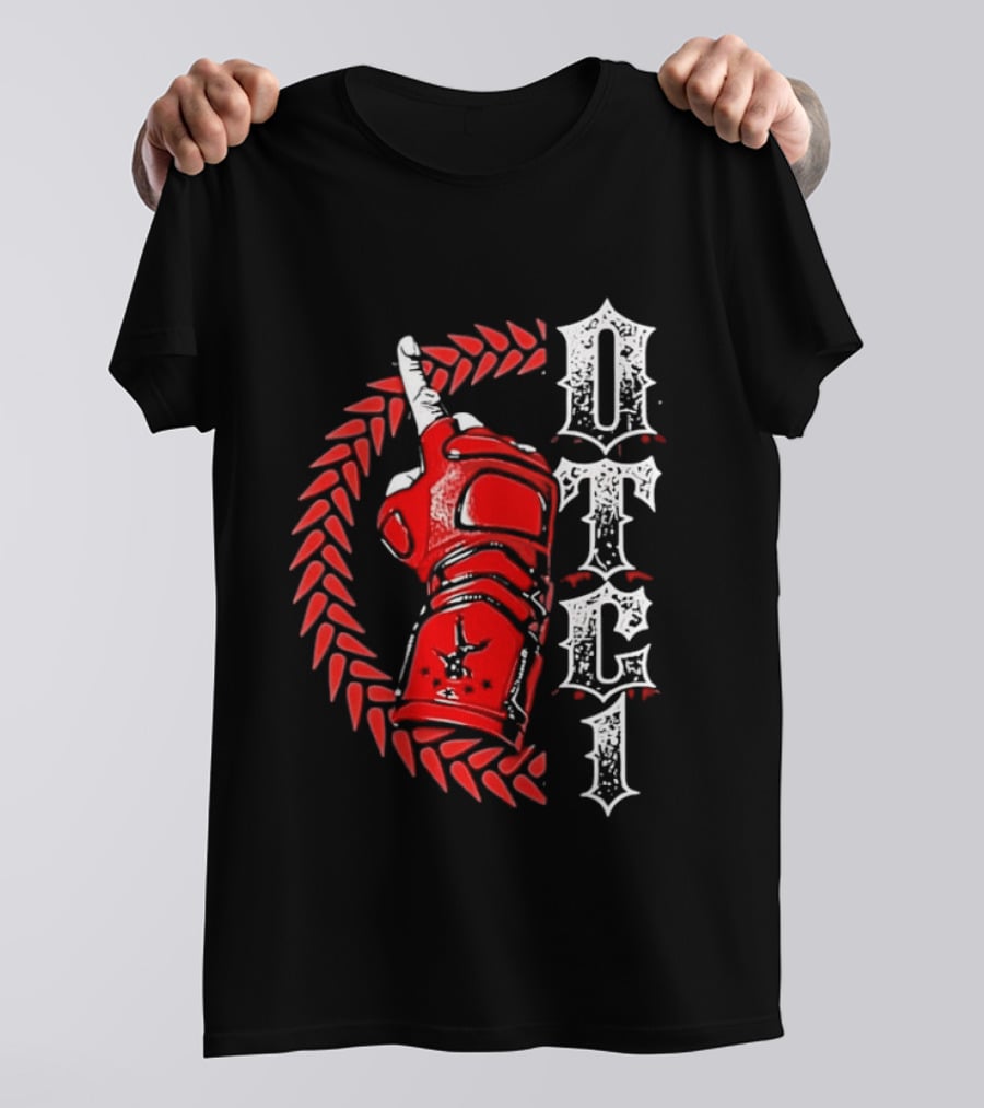 The Elite Bullet Club Pro Wrestling All Elite Wrestling AEW OTTC1 Red Glove T-Shirt